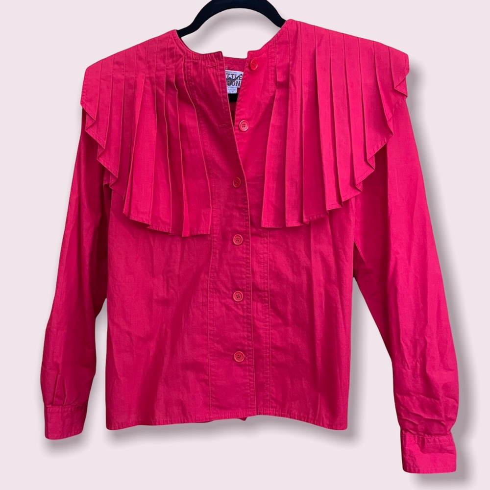 Vintage Pleated Blouse